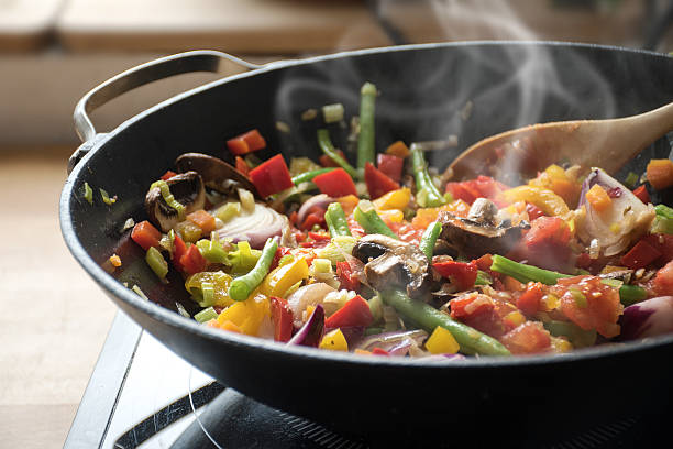 Colorful Asian stir fry