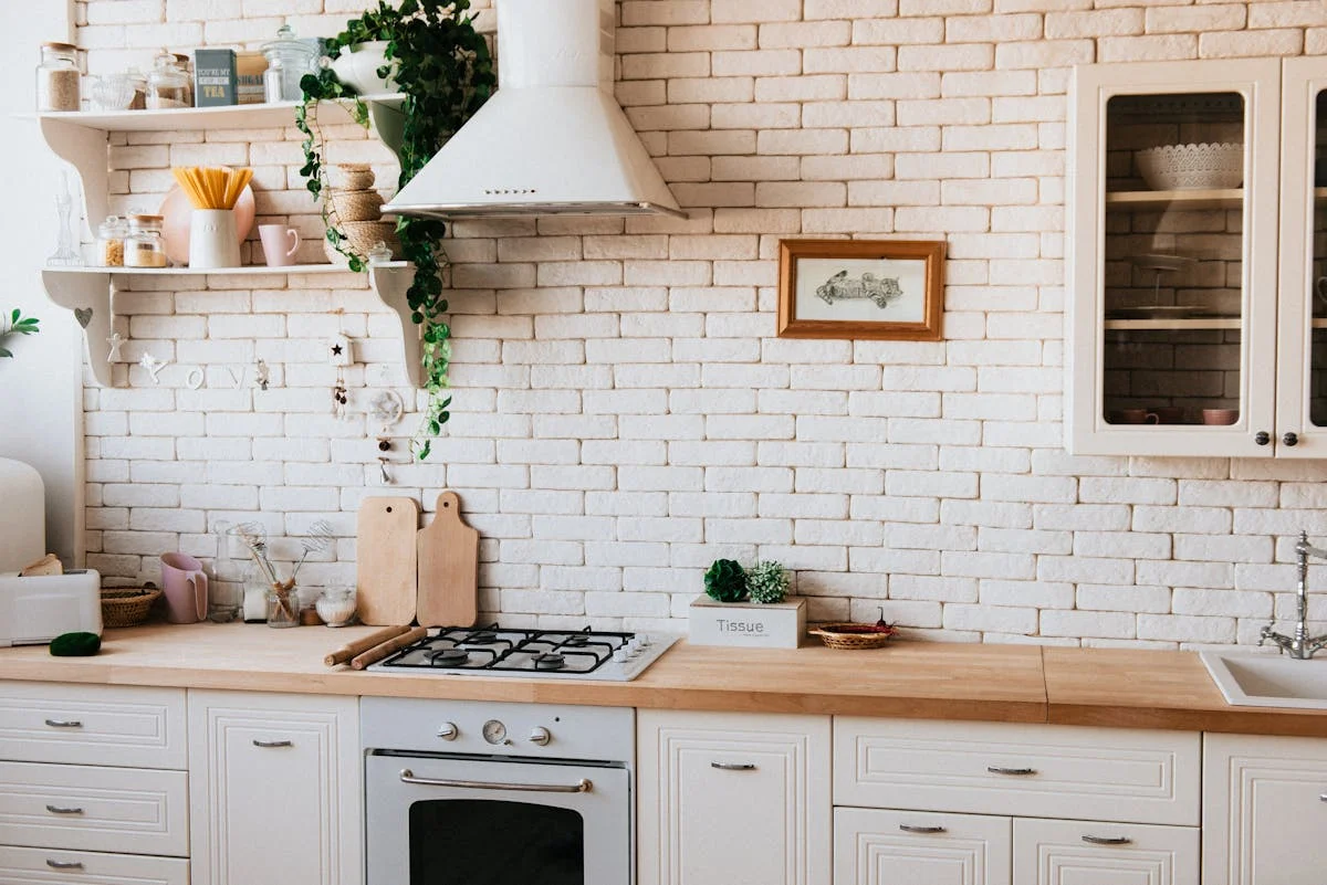 Beautiful kitchen background